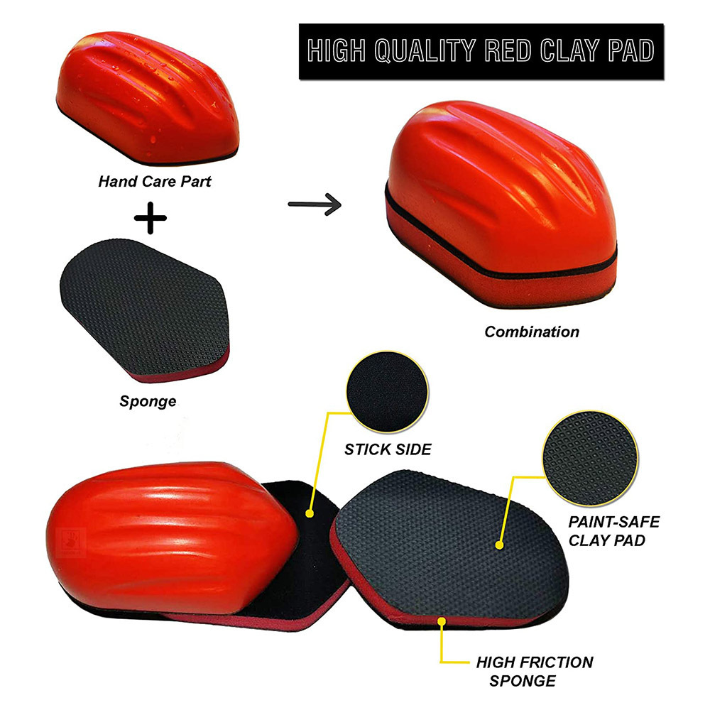 Polisher Clay Car Care Cleaning Sponge Auto Wash Clay Bar Scrub Prep Foam Magic Clay Pad Bar Block Sponge