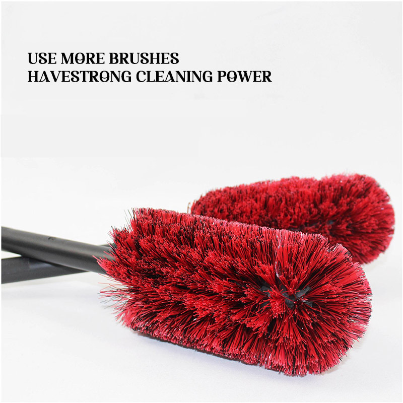 Long Handle Detailing Brush Multipurpose Use for Wheels Rims Cleaner Car Cleaning Brush Dust