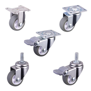 CMCL 25 mm Small Furniture Casters Manufacturer Locking Caster Wheel 1 Inch Swivel Caster