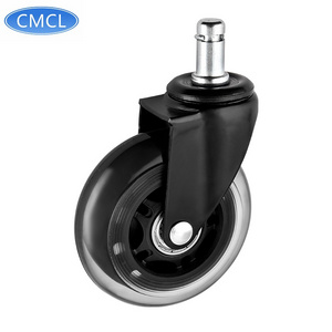 CMCL 3" Swivel Chair Caster For Hardwood Floor and Carpet Furniture Caster Office Caster Wheels