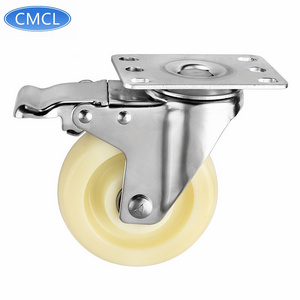 CMCL 3 5 Inch Stainless Steel Caster 4 Inch Stainless Steel Casters Outdoor Stainless Steel Caster Wheels