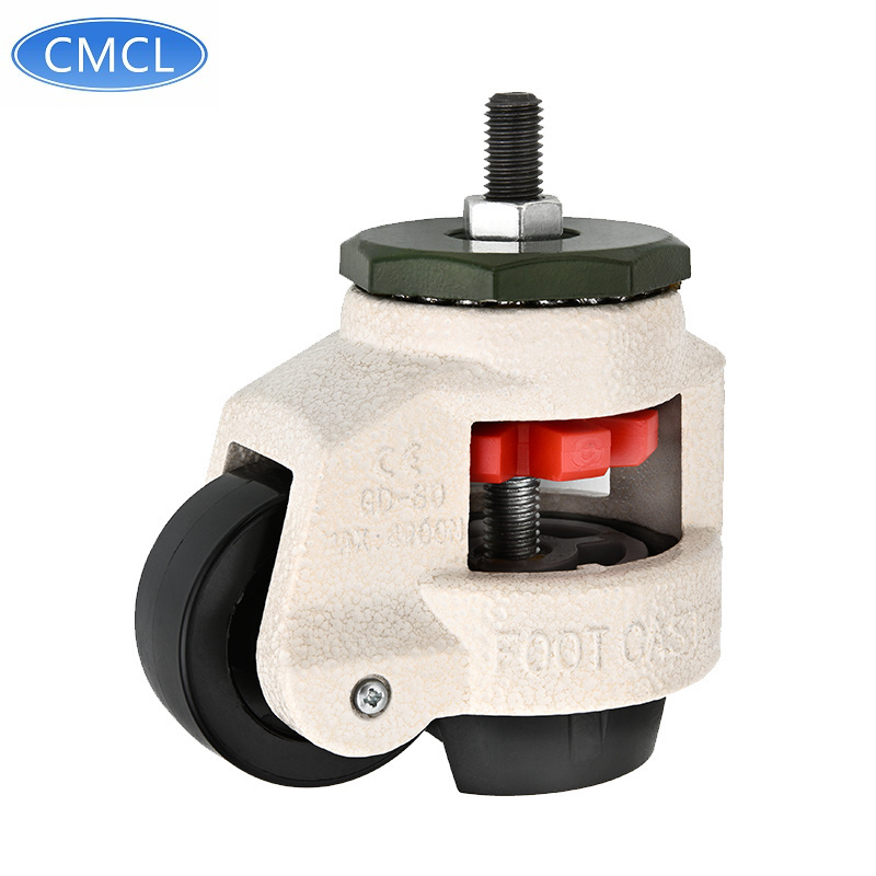 CMCL Height Adjustable Caster 500kg Load Capacity Swivel Caster Wheels Leveling Caster