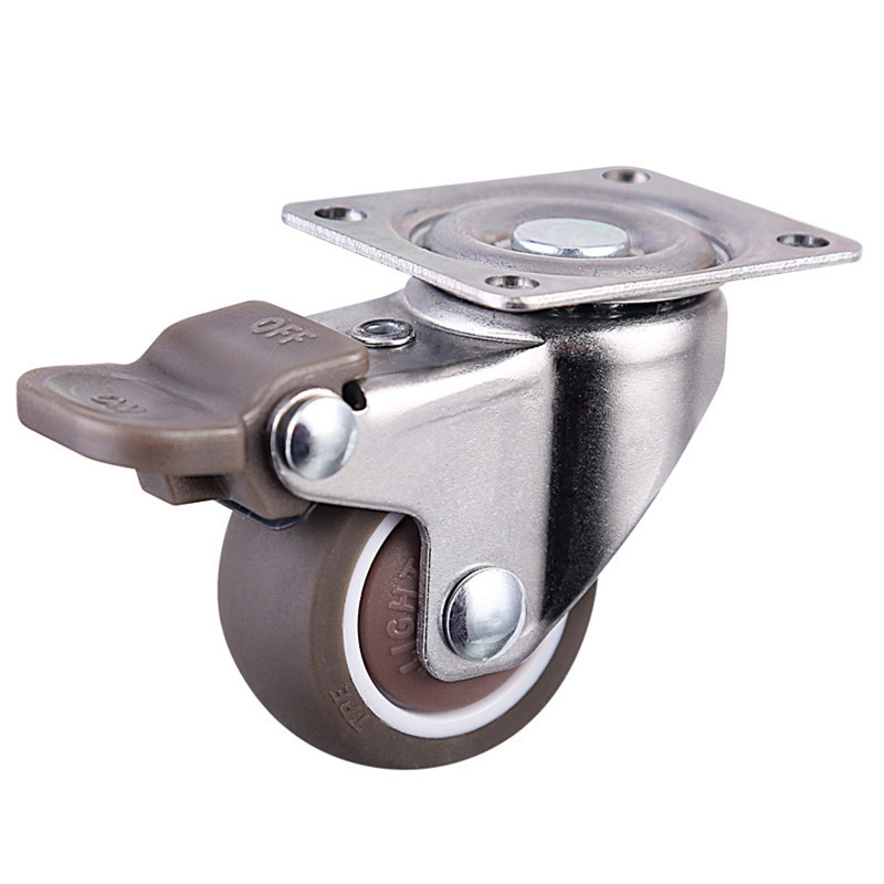 CMCL Hot Selling Roda Caster 1In Caster Wheels Swivel Hardwood Floor Caster