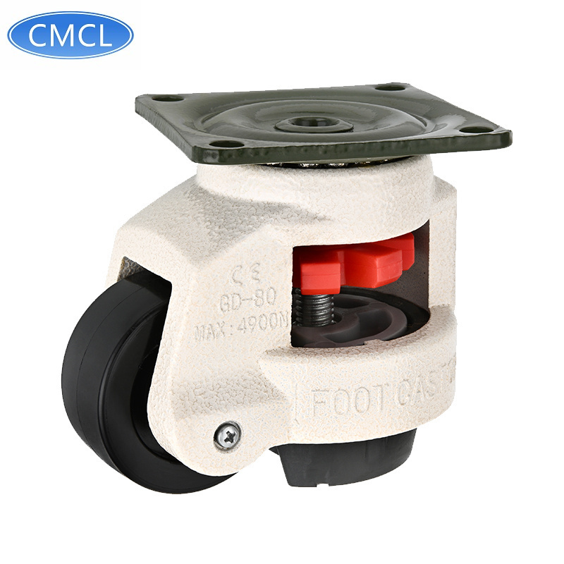 CMCL Casters With Adjustable Leveling Feet 1000kg Heavy Duty Caster Wheel