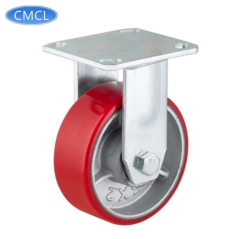 CMCL 5 Inch Casters Heavy Duty Industrial Casters Locking Swivel Brake Castor Universal Caster Wheel