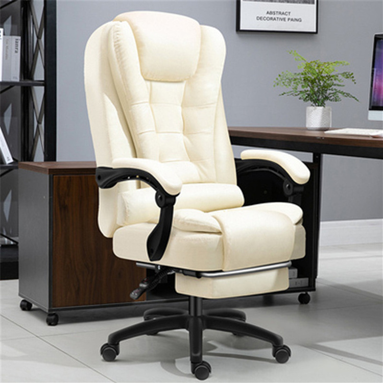 Wholesale Swivel Modern Ergonomic PU Leather Manager Office Chair With Wheels