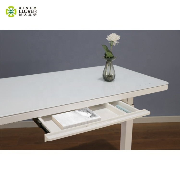 Factory Price Smart Computer Desk Height Adjustable Table Electric Standing Desk With Drawers