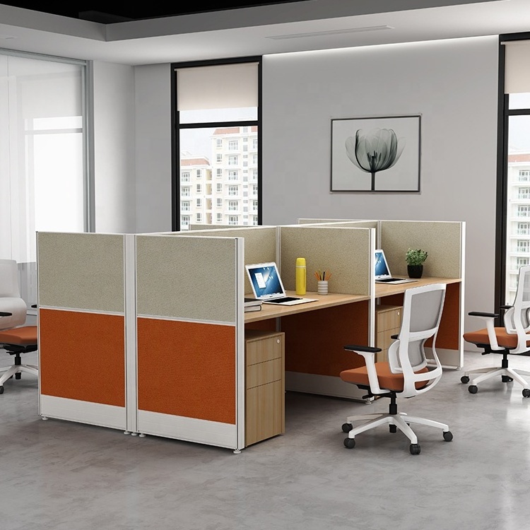 Professional Design 8 Seater Office Desk Partition Table Modern Call Center Cubicles Modular Workstation Desk