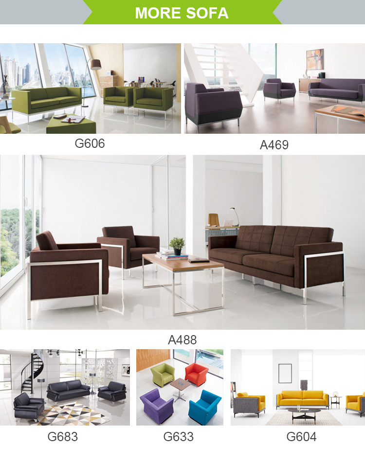 Modern Office Sofa 2 seater living room sofas new design leather sofa set