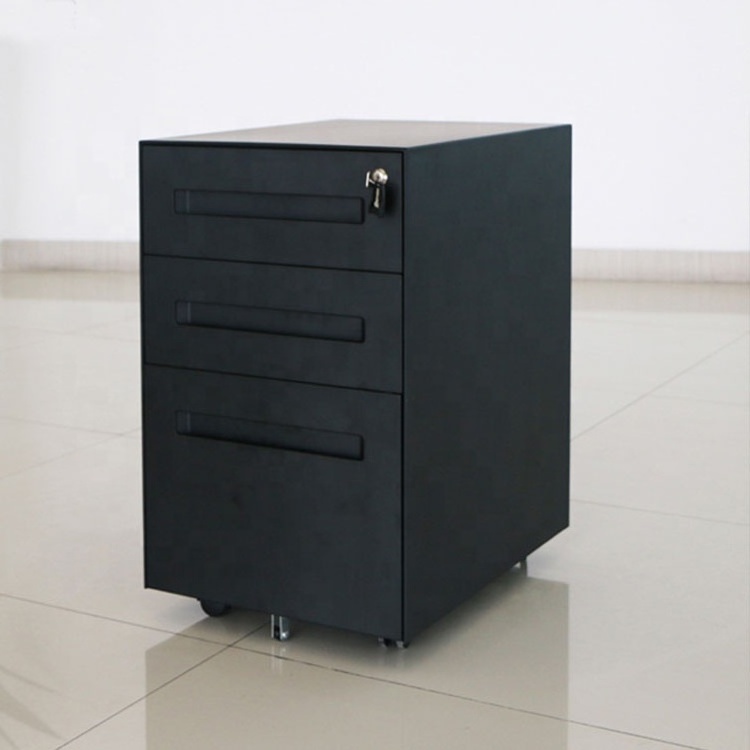 Xinda Clover Modern 3 Drawer Key Lock Cabinet Mobile Pedestal Office File Cabinet