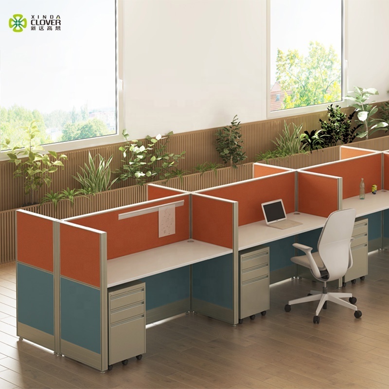 Professional Design 8 Seater Office Desk Partition Table Modern Call Center Cubicles Modular Workstation Desk