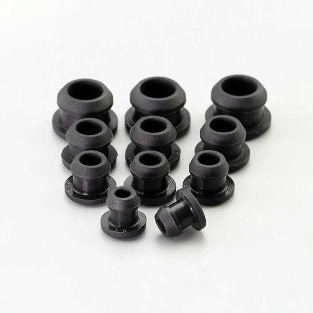 Rubber wire grommet firewall hole black Anti Dust hole plug for Electric box inlet outlet cable holder protector