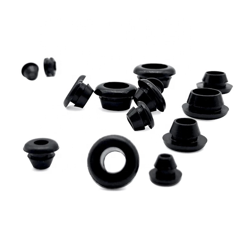 Non slip screw round black silicone rubber feet silicon rubber bumper rubber stoppers