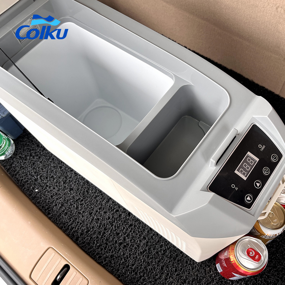 Auto electronics 30W 12v 24v camping mini car fridges car refrigerator portable freezer with DC compressor