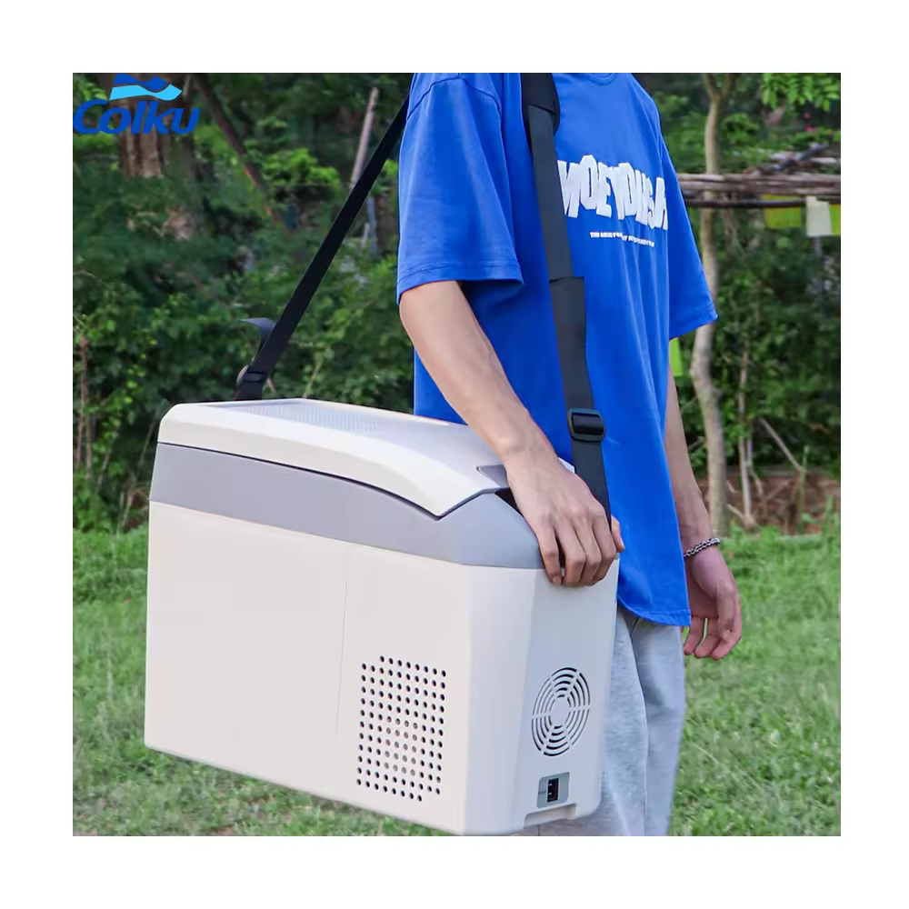 Portable Freezer Car Fridge 17L 12V 24V Cooler Car Refrigerator Compressor Mini Refrigerator