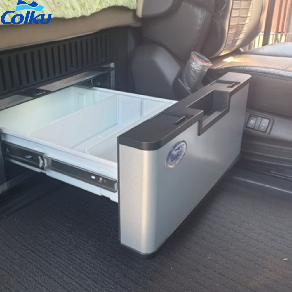 Colku Special design fridge truck Dc compressor 12v 24v -18 to 10 Degrees Celsius Drawer Refrigerator