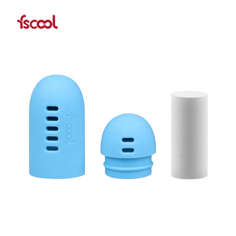 Fscool Wholesale Mini Capsule Shaped Car Fragrance Oil Aromatherapy Diffuser Silicone Car Aromatherapy Diffuser