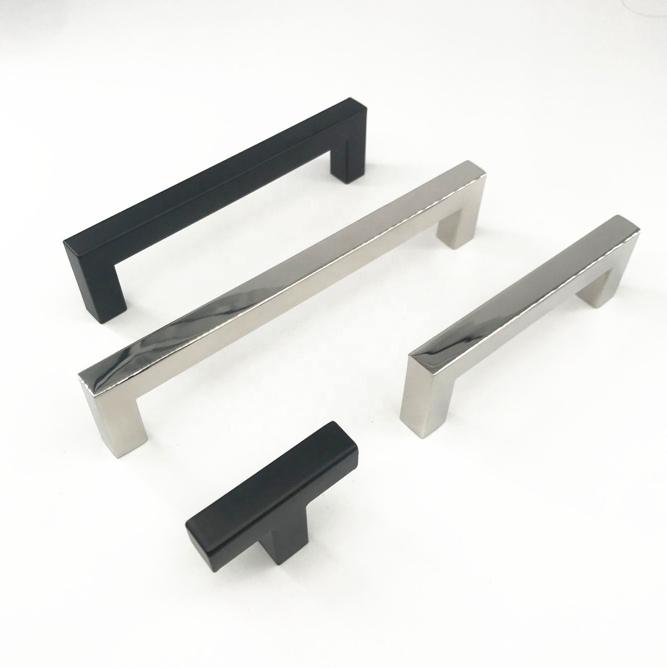 Furniture Hardware Stainless Steel Kitchen Drawer Square Pull Handle