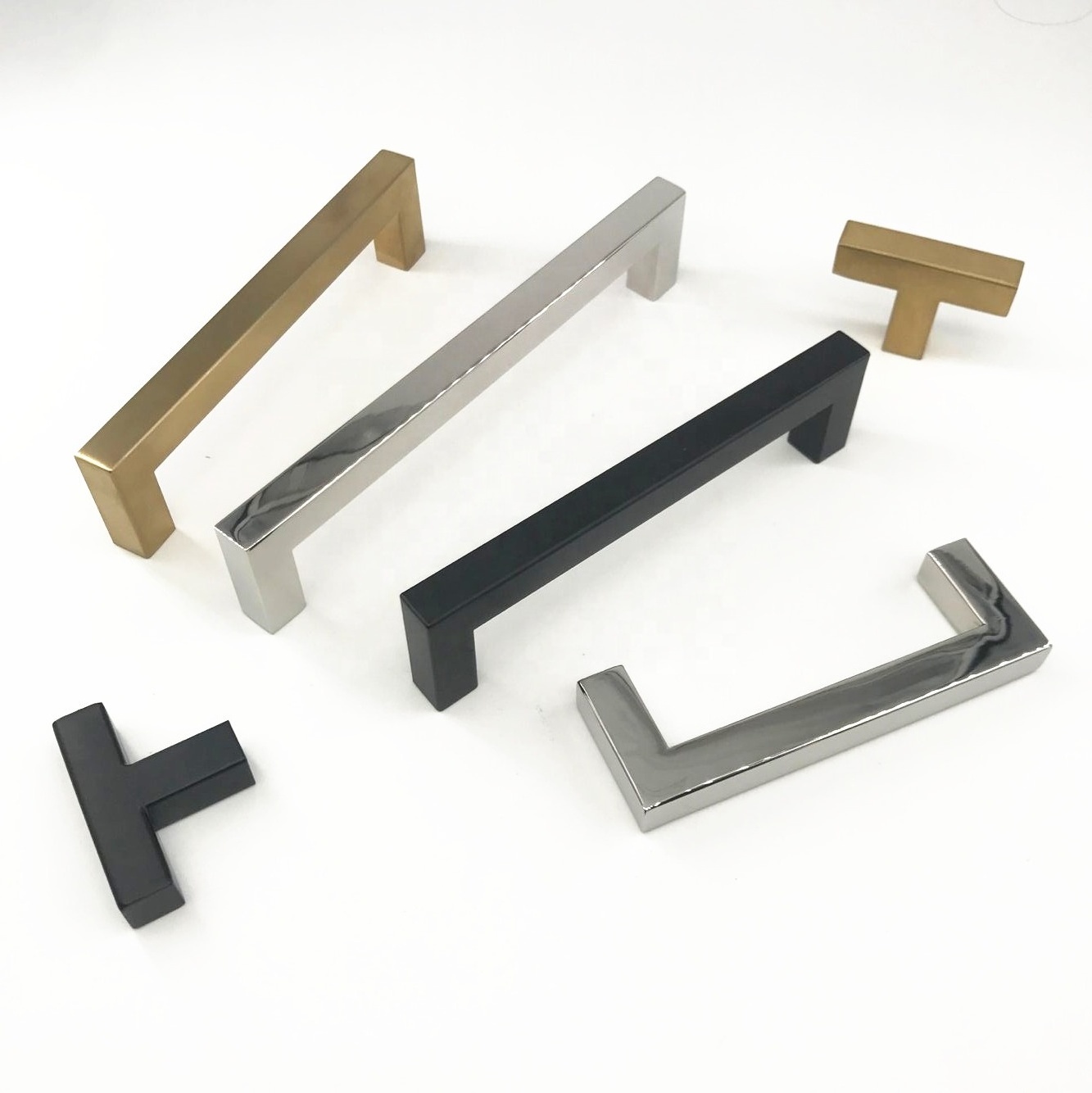 Furniture Hardware Stainless Steel Kitchen Drawer Square Pull Handle