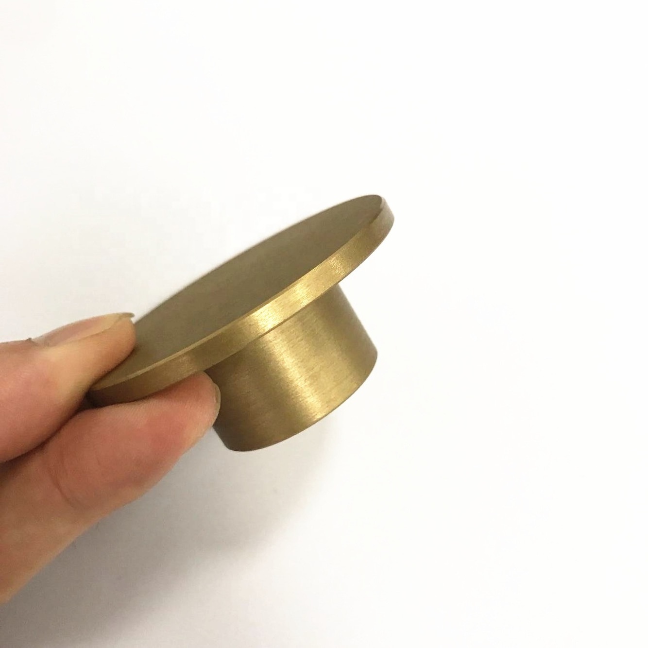 1720 Knob  - Furniture Cabinet Drawer Pull 60mm Diameter Brushed Antique Brass Knob