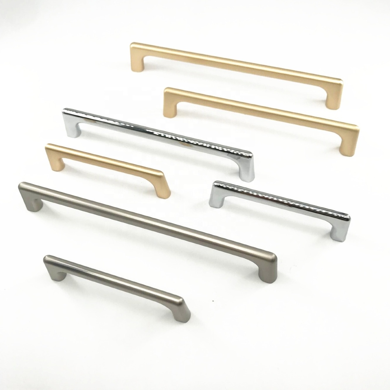 Modern Cabinet Door Handles For Furniture Detachable Zinc Alloy Gold Furniture Handles Drawer Pulls Hardware