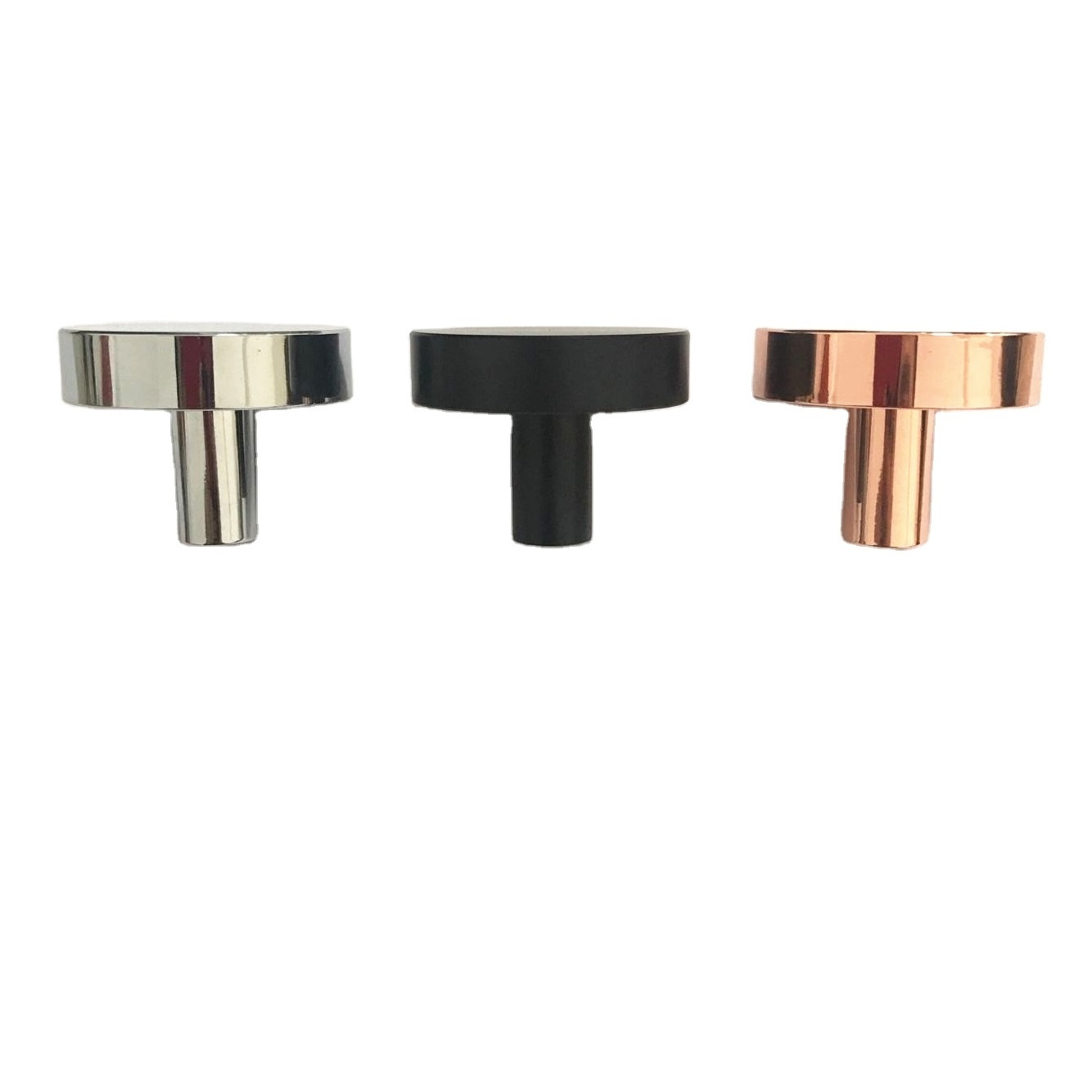 CX806 Home Decor Furniture Round Knob Pull - Rose Gold ,Chrome And Gold - Kosin Hardware In Foshan