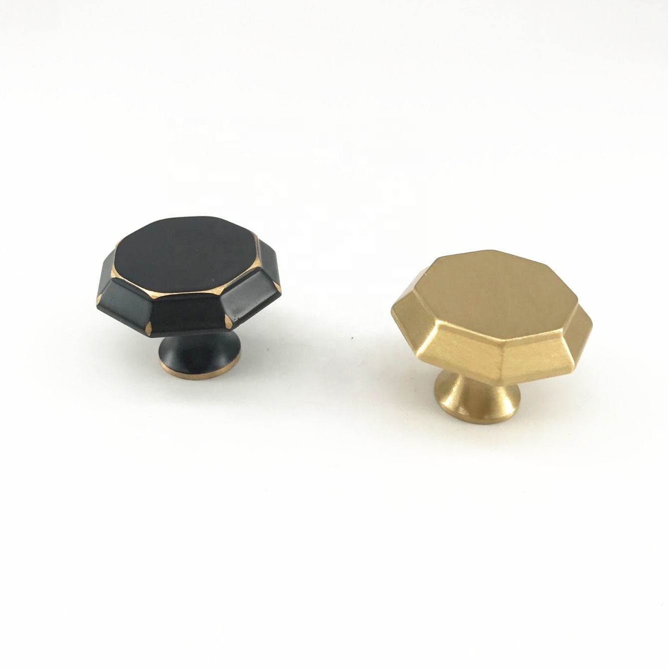 China Foshan Kosin MLP57 Brass Furniture Handles Luxury Fashion Black Gold Wardrobe Dresser Cupboard Cabinet Drawer Knobs