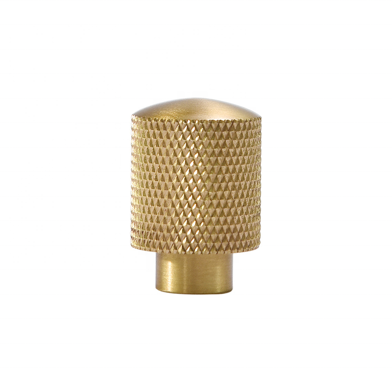 CS-MS- KNOB Furniture Home Decor Kitchen Cabinet Drawer Cabinet Brass Metal Solid Knurled Black Knob