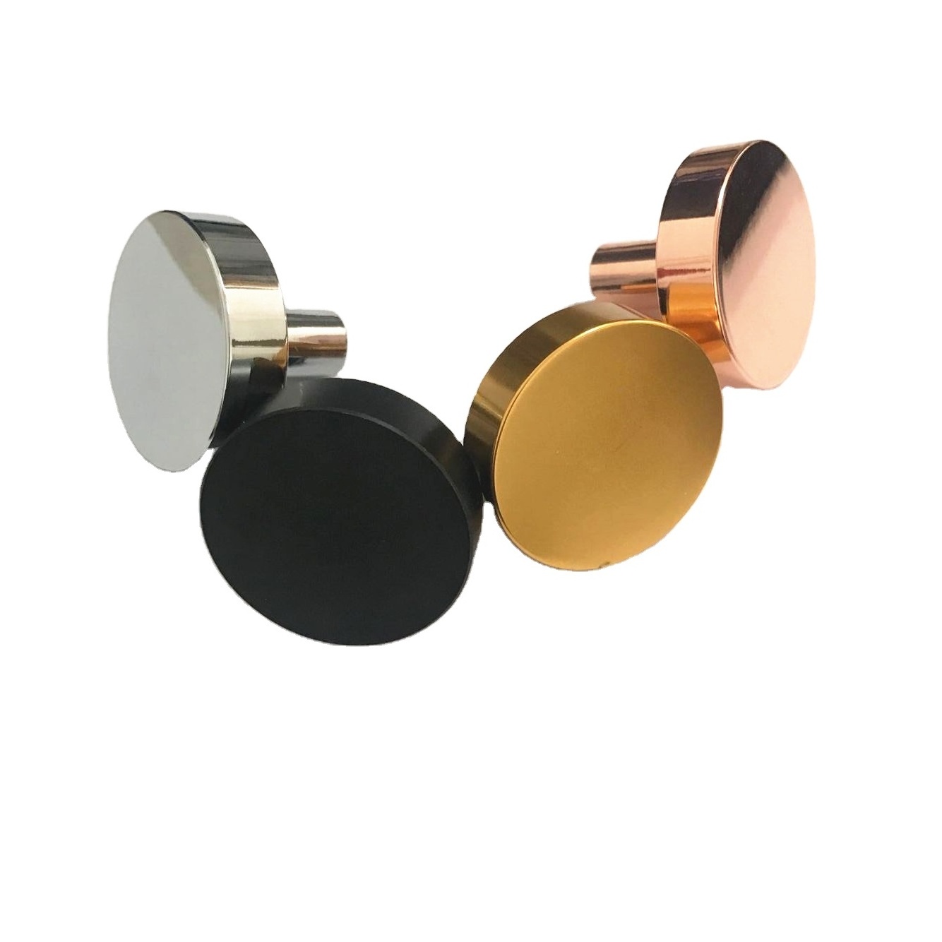 CX806 Home Decor Furniture Round Knob Pull - Rose Gold ,Chrome And Gold - Kosin Hardware In Foshan