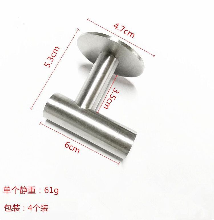 China Black Stainless Steel Door Hooks Coat Hooks Robe Towel Hangers Sturdy Self Adhesive Wall Hooks