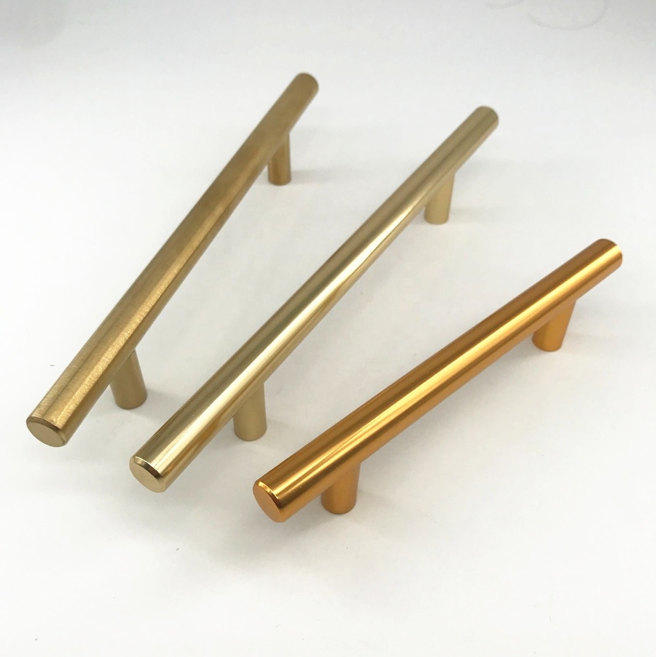 China Foshan Kosin Hardware For Furniture Home Stainless Steel And Aluminium American T Bar Gold Cabinet Pull