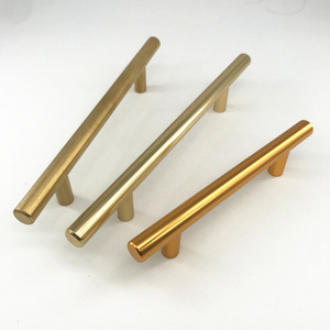 China Foshan Kosin Hardware For Furniture Home Stainless Steel And Aluminium American T Bar Gold Cabinet Pull