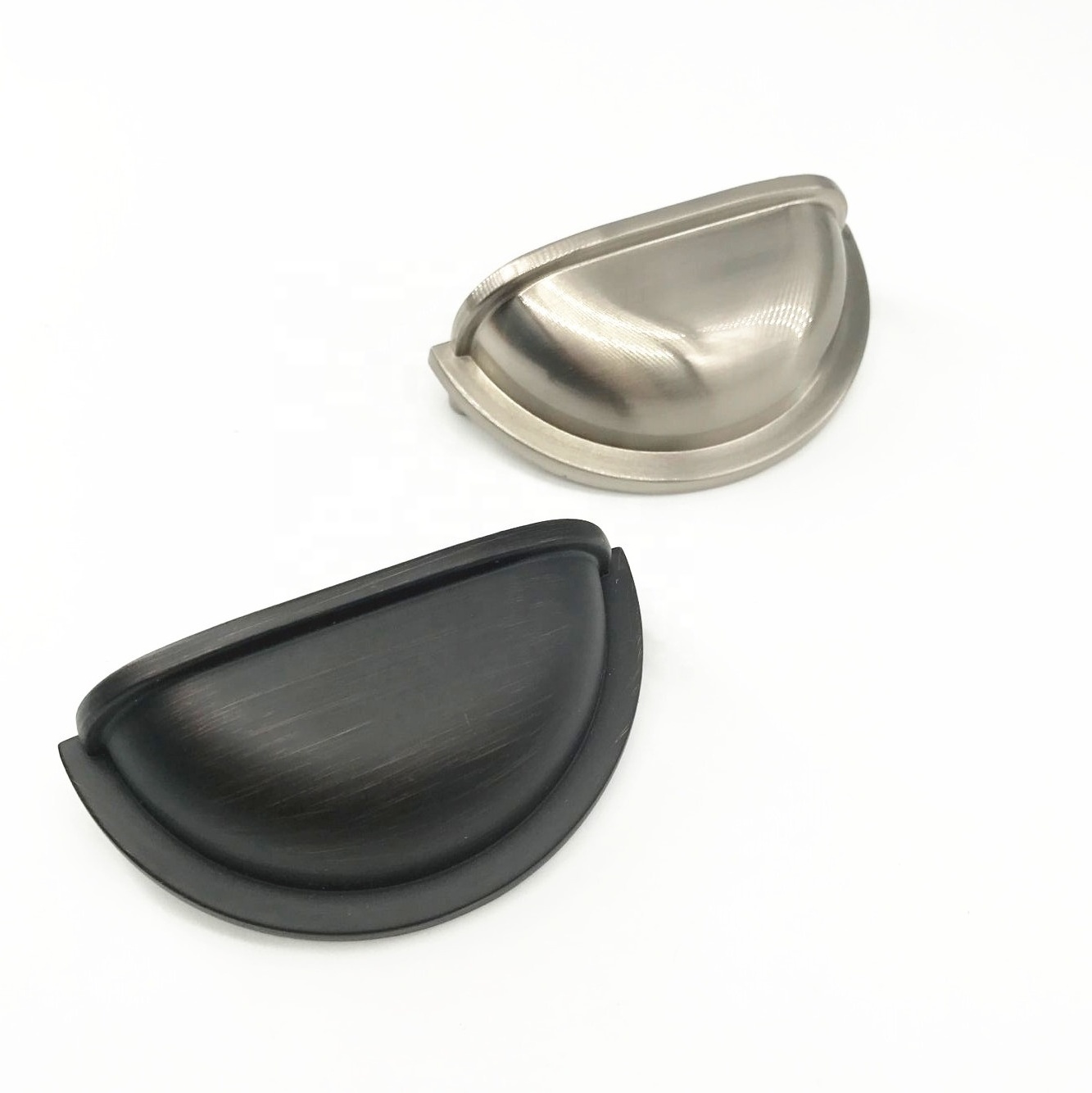 CX774 Brush Nickel And ORB Modern Kitchen Drawer Bin Cup Pull Cabinet Hardware Cup Handle