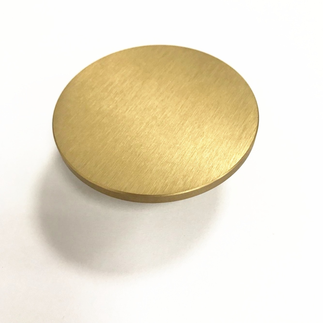 1720 Knob  - Furniture Cabinet Drawer Pull 60mm Diameter Brushed Antique Brass Knob