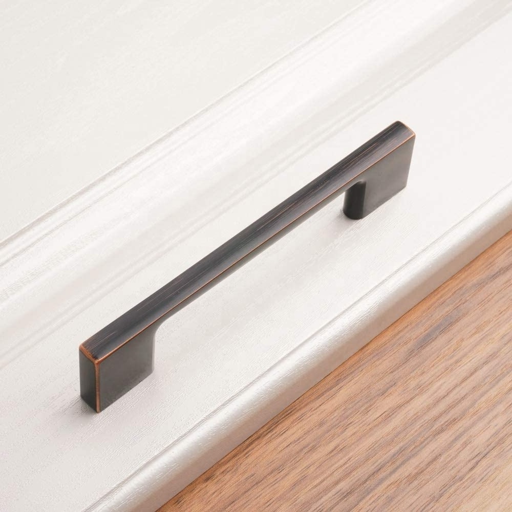 CX018 Luxury Rustic Brushed Nickel Aluminum Zinc Cabinet Integrated ORB Pull Handles Kosin Hardware