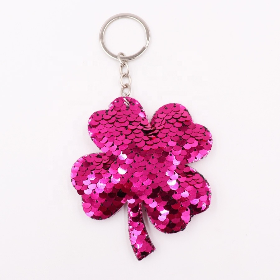 Fan Shu Reflective Key Chain Party Favors Christmas Tree Decoration Star Sequin Keychain