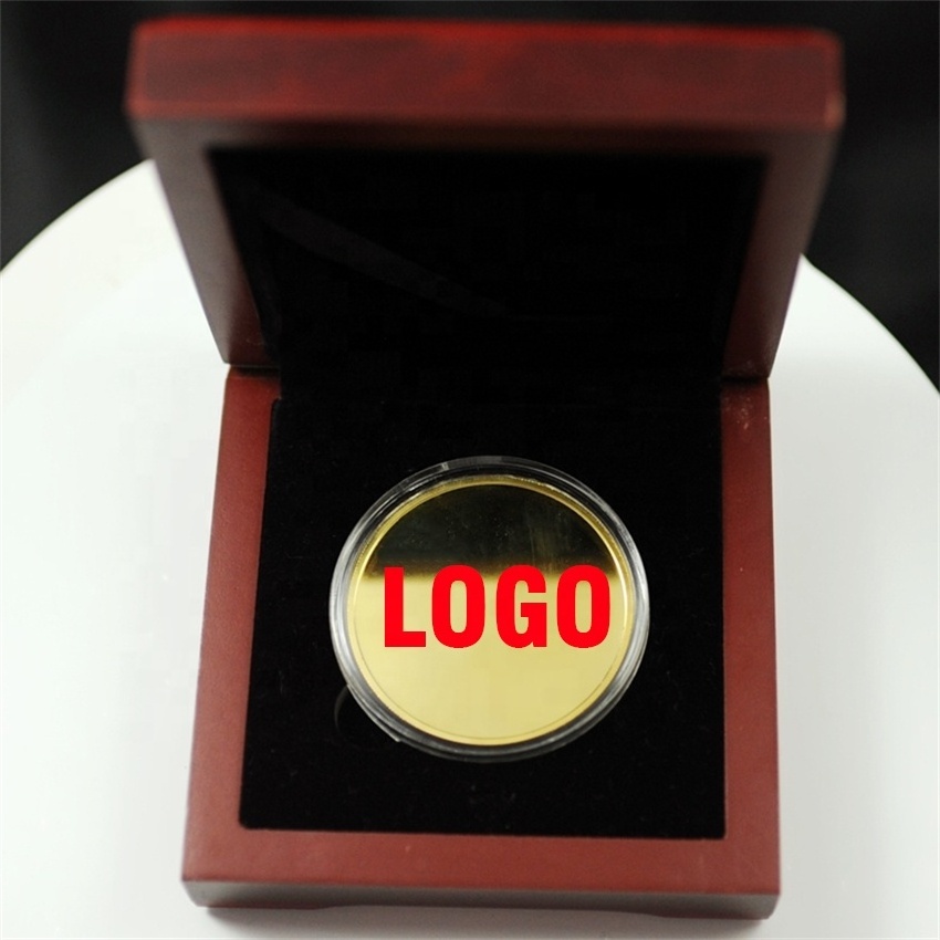 Fan Shu No Mold Fee Custom Blank Coin Bank Gold Silver Copper Color Plated Challenge Coin For Printing Or Laser Engraving