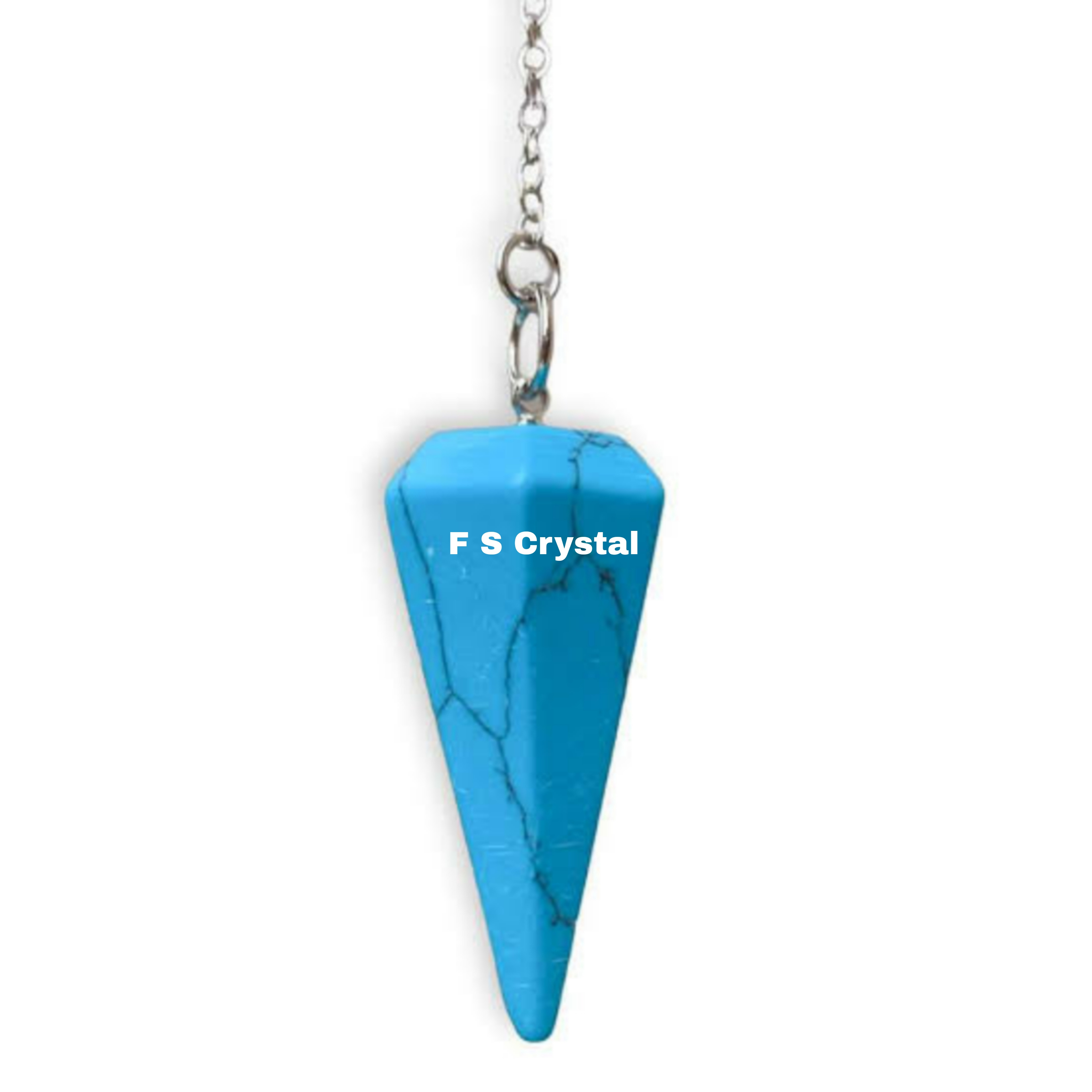 Best Quality Turquoise faceted Pendulum Wholesale Gemstone Healing Pendulum For Dowsing Buy From F S CRYSTAL