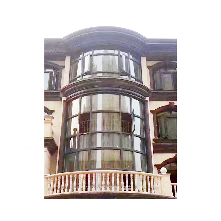 Curved Casement Arch Aluminum Picture Window Arch Window Top Brand Stainless Steel Guangzhou China Graphic Design Aluminum Alloy