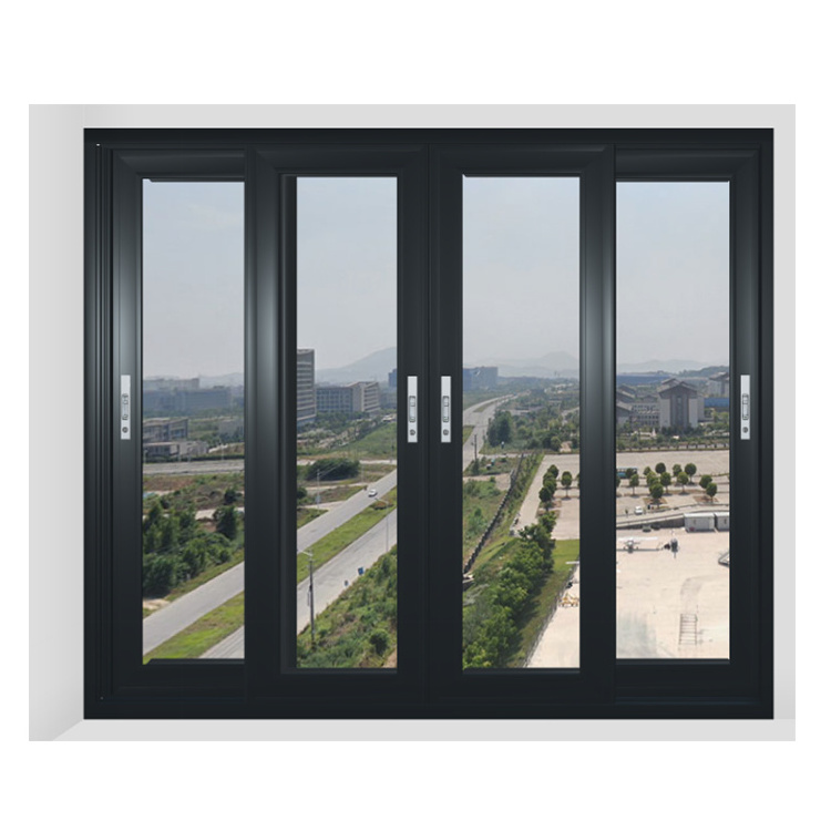 Thermal break double safety glazing aluminum sliding doors triple glass aluminum lift sliding door