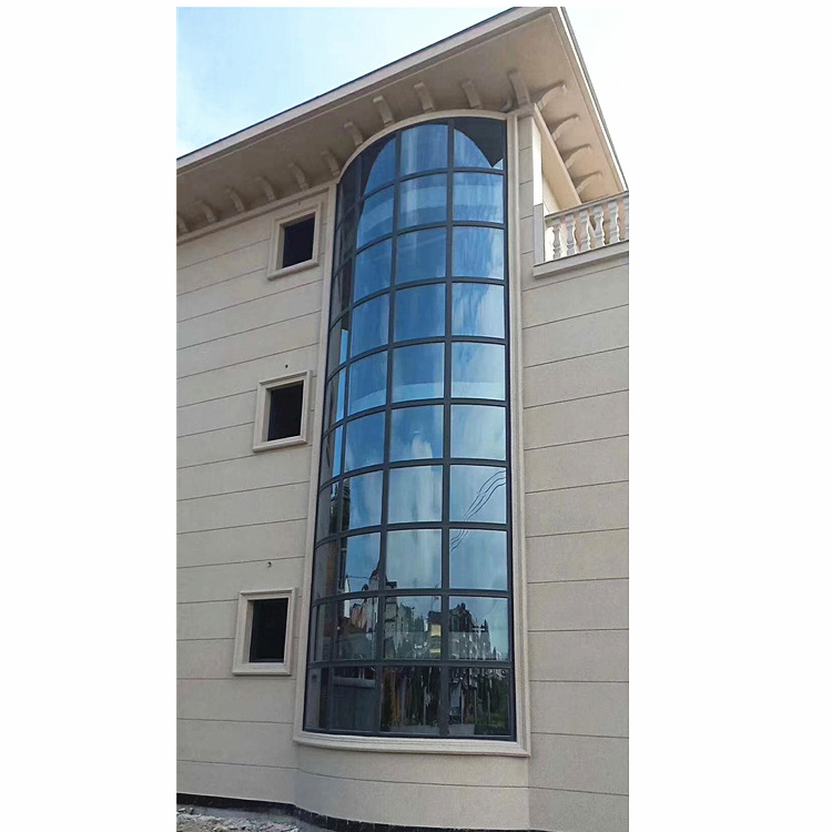 Curved Casement Arch Aluminum Picture Window Arch Window Top Brand Stainless Steel Guangzhou China Graphic Design Aluminum Alloy