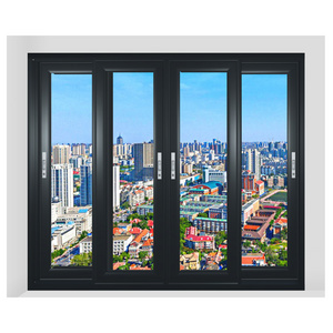 Thermal break double safety glazing aluminum sliding doors triple glass aluminum lift sliding door