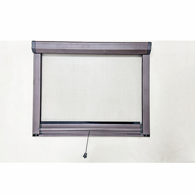 Retractable rollers mosquito net roll up fly screen