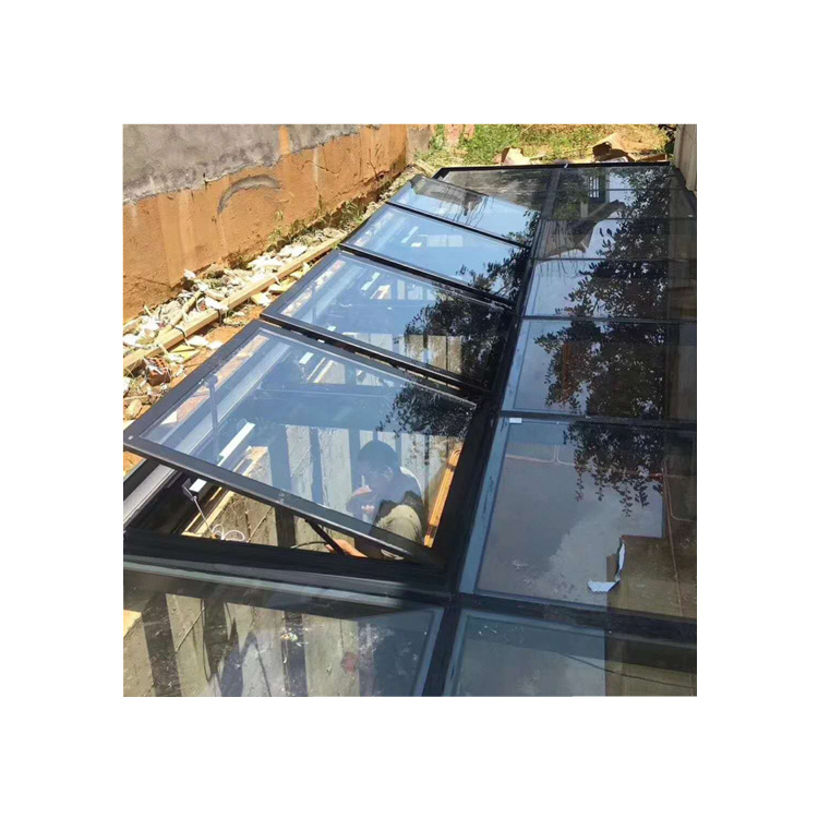 Manufacturer New Design Weather Resistance Curb Mounted Skylight Aluminum Triangle Windows