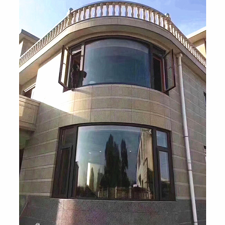 Curved Casement Arch Aluminum Picture Window Arch Window Top Brand Stainless Steel Guangzhou China Graphic Design Aluminum Alloy