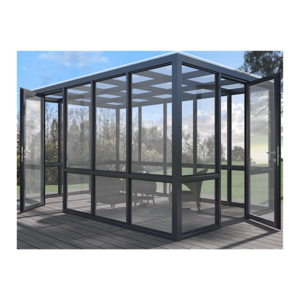 Customized sun room outdoor glass room for garden glass house sunrooms glass houses aluminum sunroom