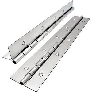 Wholesale Heavy-Duty Stainless Steel Continuous Piano hinge Large Kitchen Cabinet Doors Concealed Large Doors Furniture Hinges