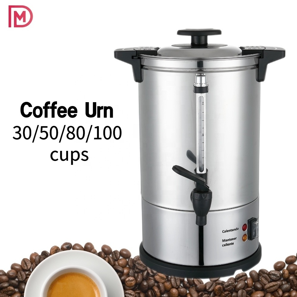 Electric 20-40L Catering Hot Water Boiler Commercial Coffee Tea Urn Stainless Steel with filter Water boiler for hotel