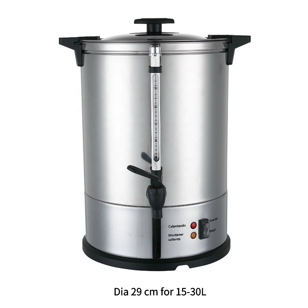 Commercial Hot Water Urn Water Boiler Coffee Urn 30/40 Liters 304ss electric