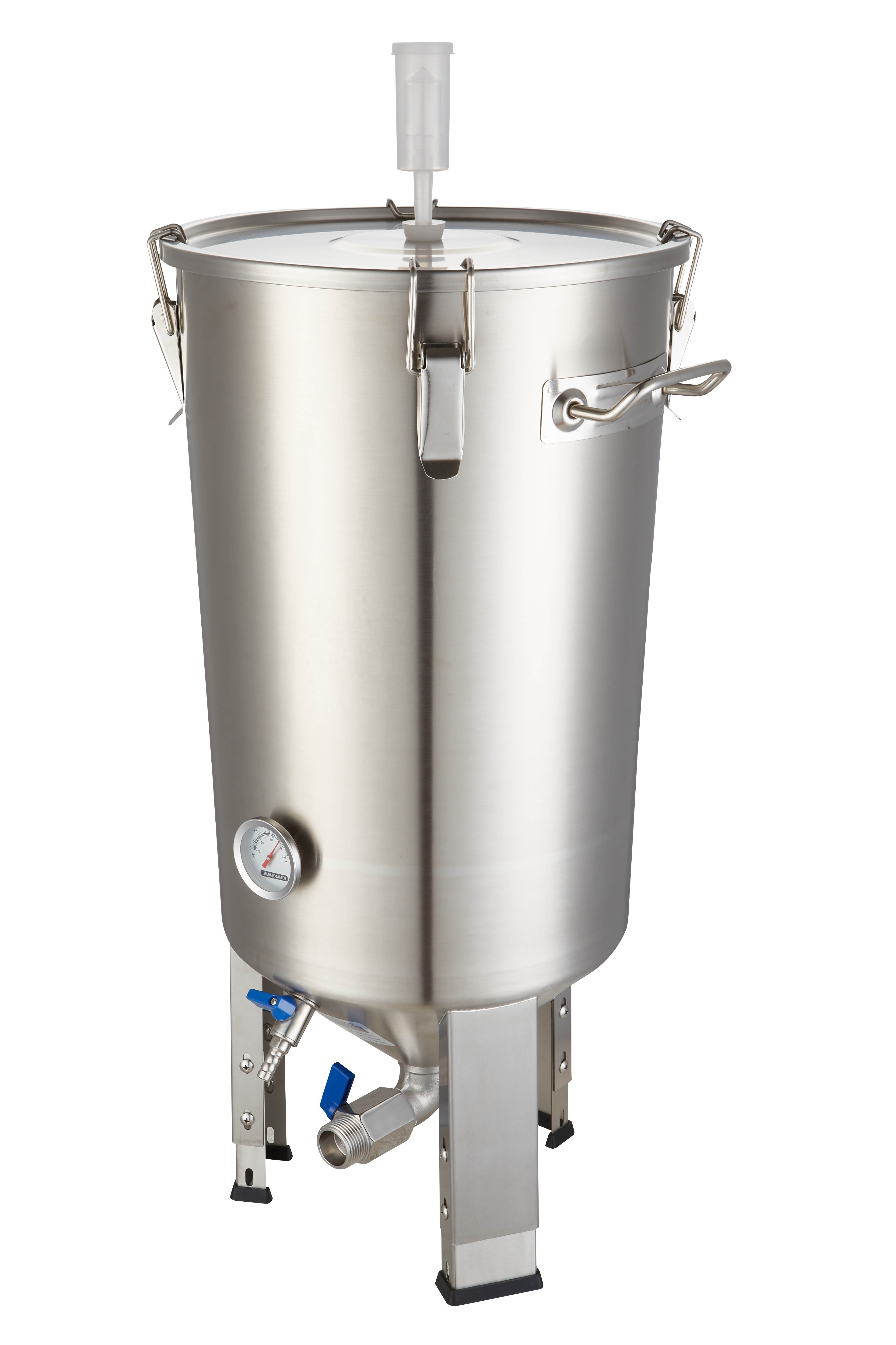 Stainless steel 304 Conical Fermentor 30L-65L Tank Fermenter with Chiller for home brewing Beer fermentation tank